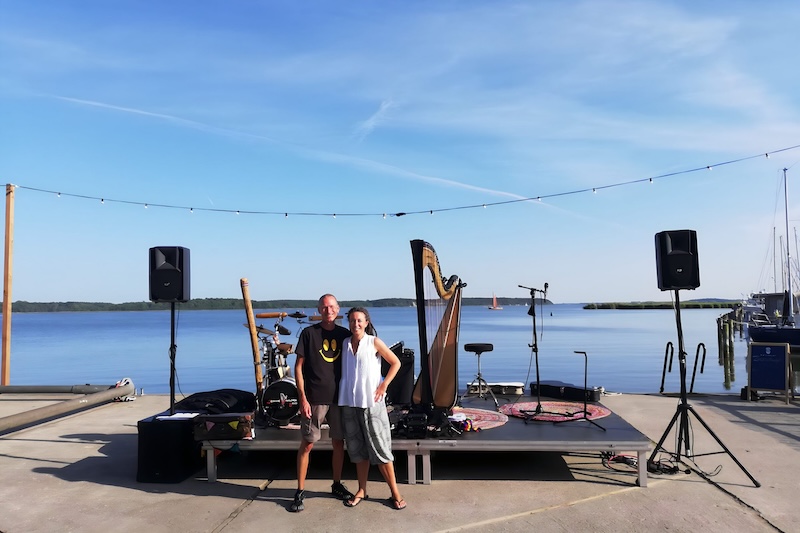 21.06. - Ein Träumchen von Kulisse am süßen Hafen von Krummin, Usedom... der längste Tag des Jahres :)